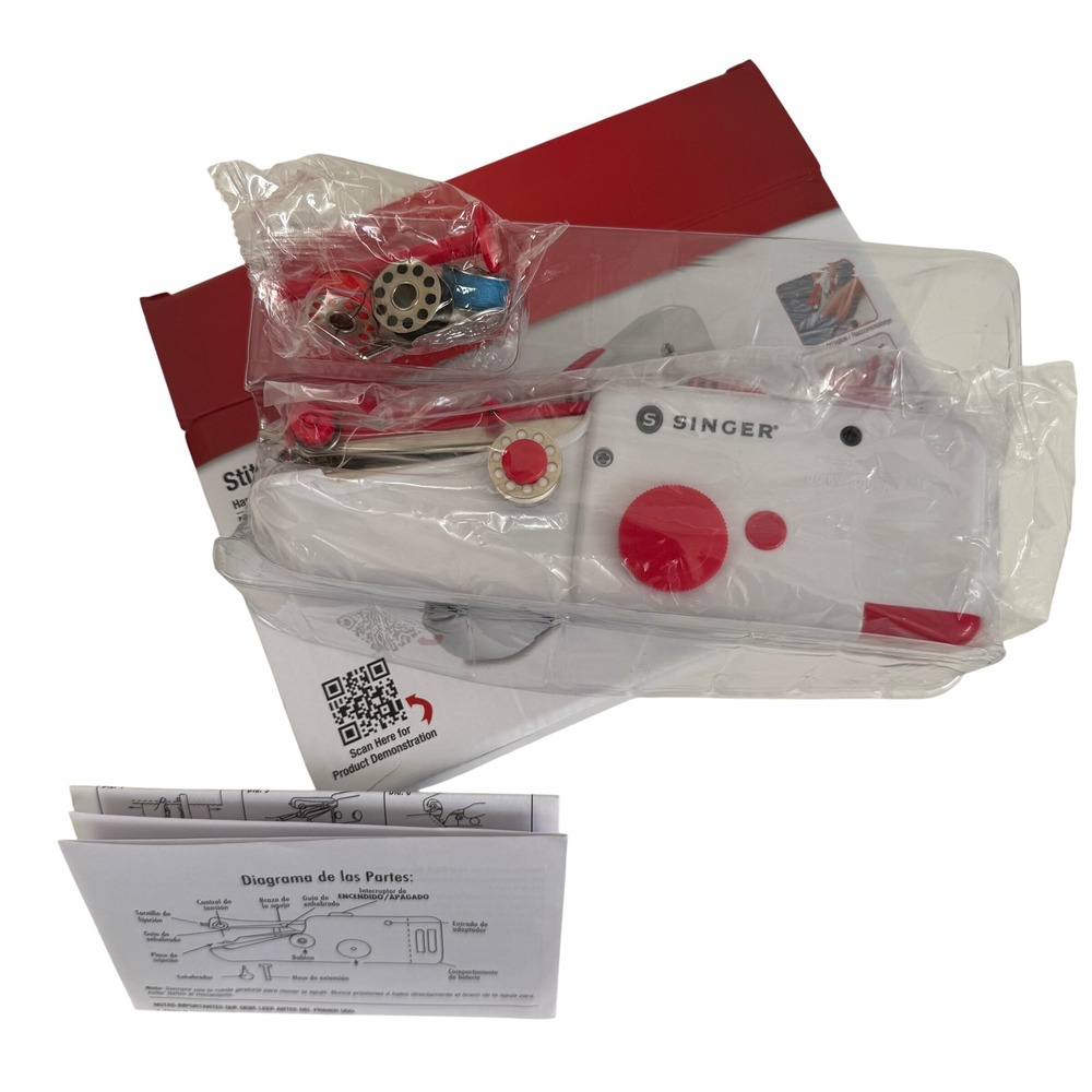 Singer Stitch Sew Quick Handheld Cordless Mending Sewing Machine New Open Box